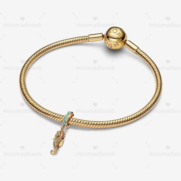 Pandora Seahorse Dangle Charm - Picture 3 of 6